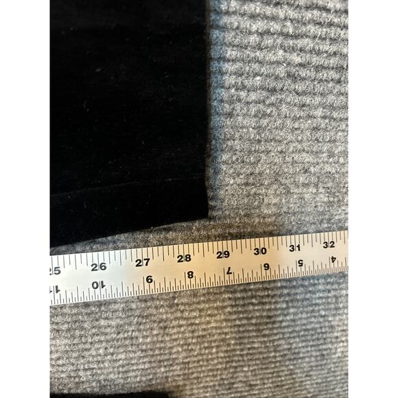 Vintage Casual Corner Women's Velvet Stretch Pants Black Sz 10 Whimsy Goth Vibes - Picture 10 of 10
